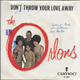 ORLONS PICTURE SLEEVE, DON'T TAKE YOUR LOVE AWAY